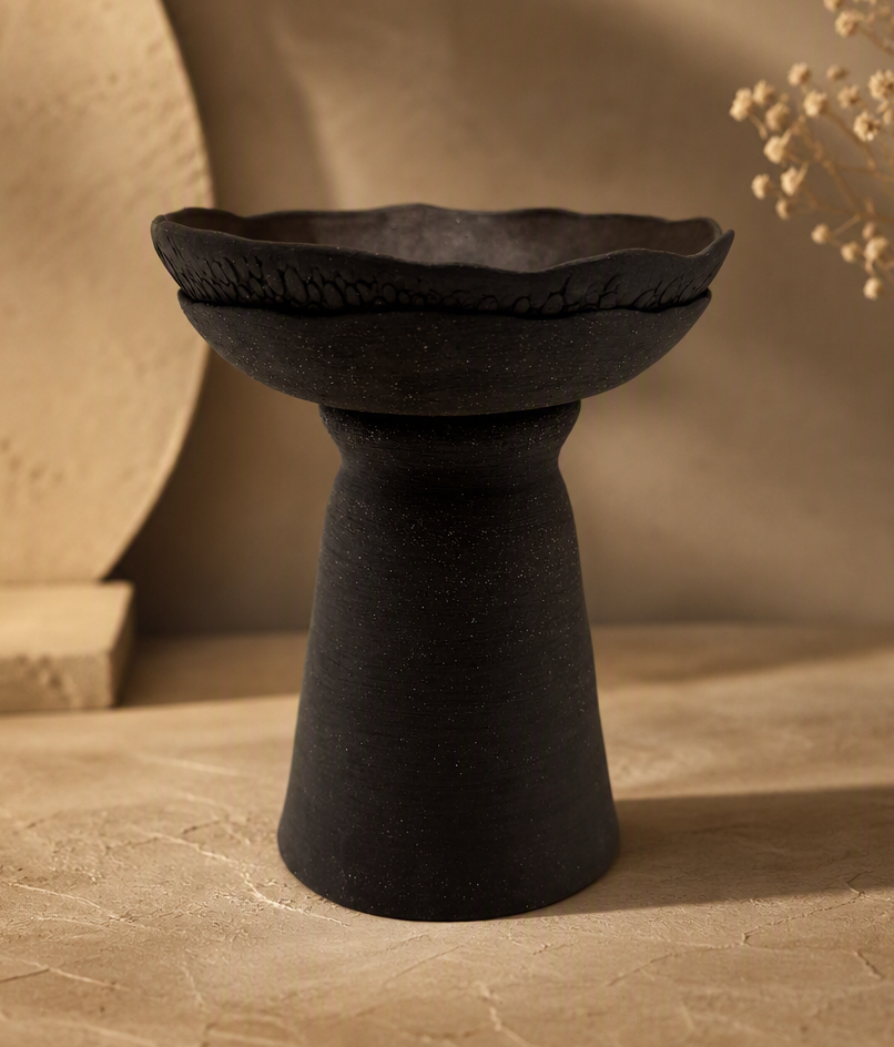 Deep-Toned Ceramic Vases