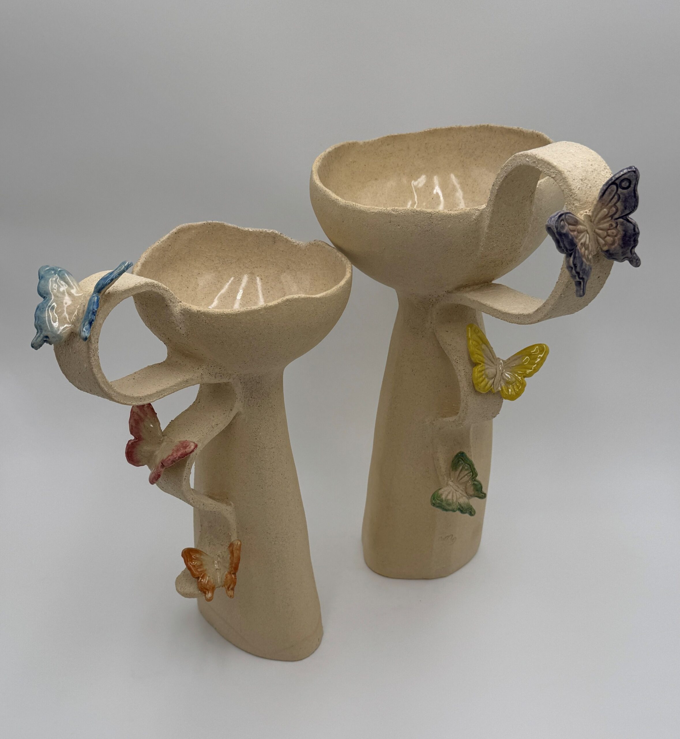 Ribbon Flow with Butterflies Vases - Image 5
