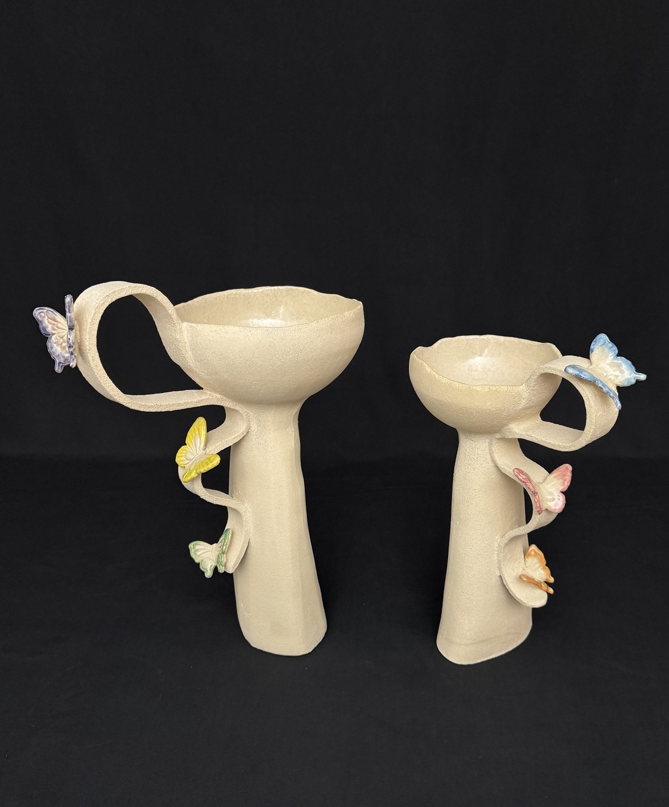 Ribbon Flow with Butterflies Vases - Image 4